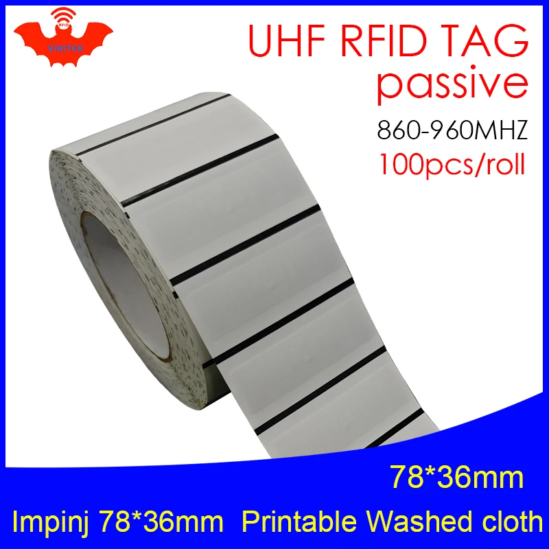 UHF RFID Práčovňa značky na umývateľné odevy na vytlačivé odevy