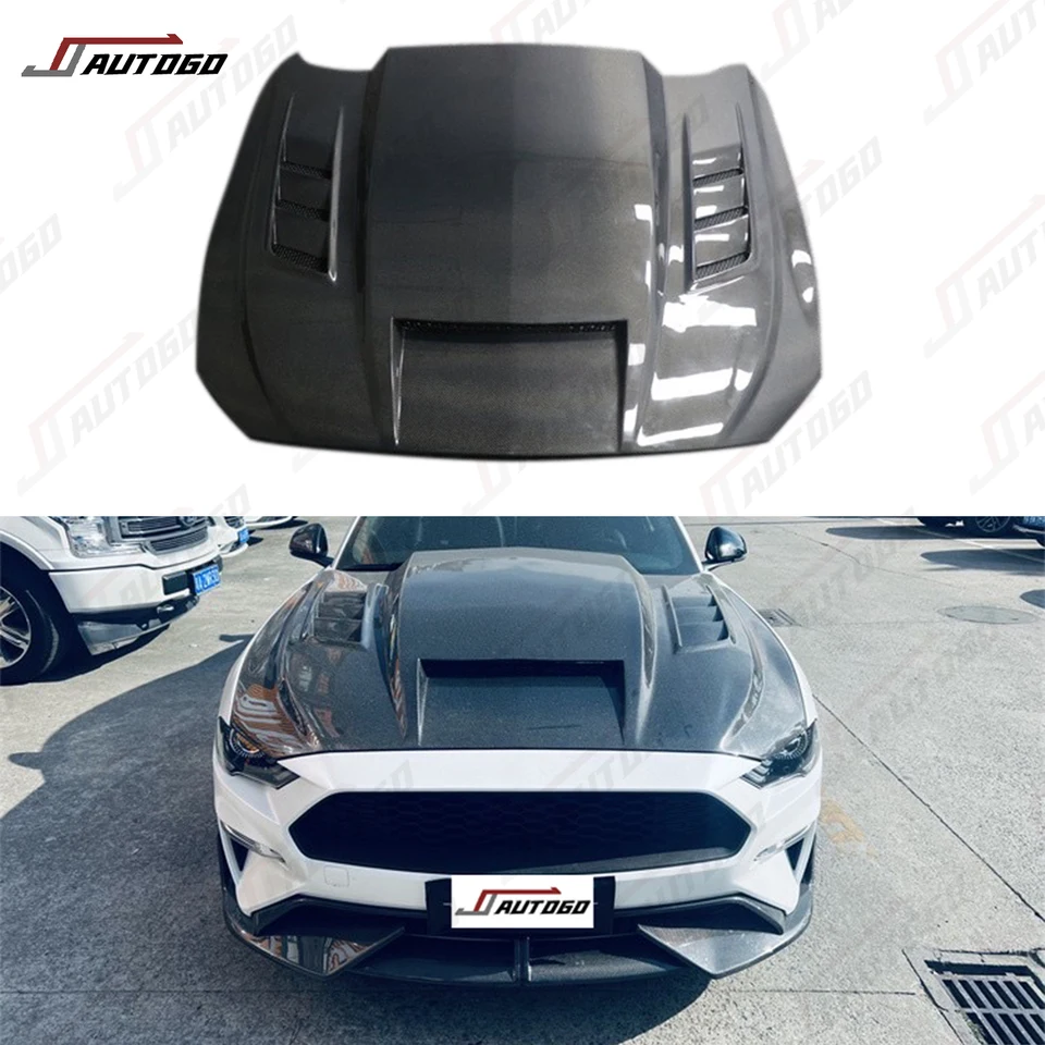 Uhlíková kapucňa automatickej modifikácie pre Ford Mustang 2015-2022 Inovácia na štýl TF