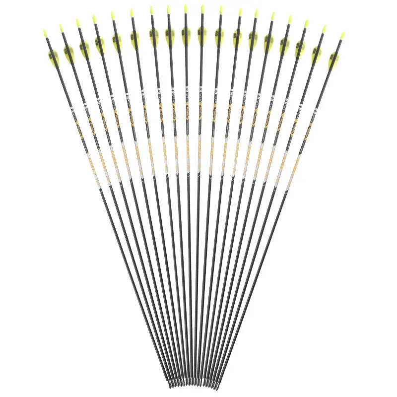 Uhlíková šípka chrbtica 350 400 450 500 600 700 750 800 900 ID4,2 mm 30,5 palca hriadeľ/rekremat lukostreľby Lov lukostreľby