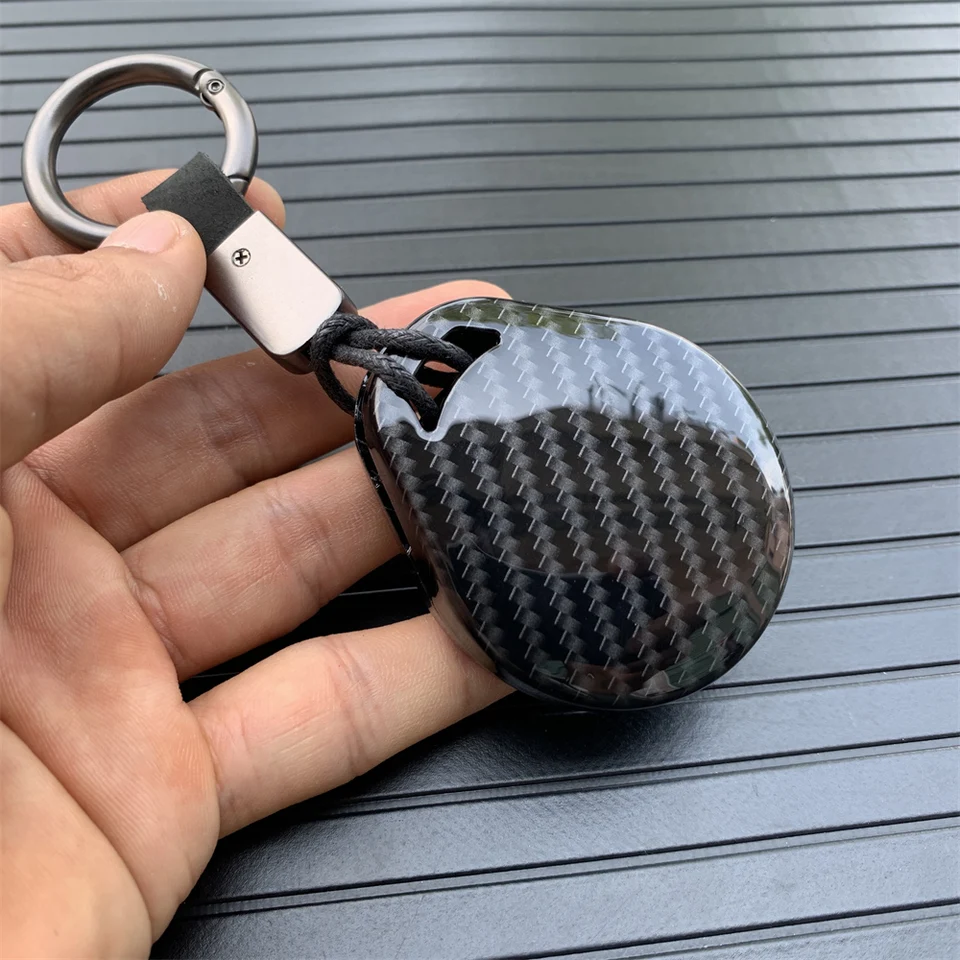 Uhlíkové vlákno maľba diaľkový kľúče puzdro obaly fob držiak pre Harley Touring Softail Sportster Street VRSC Trike