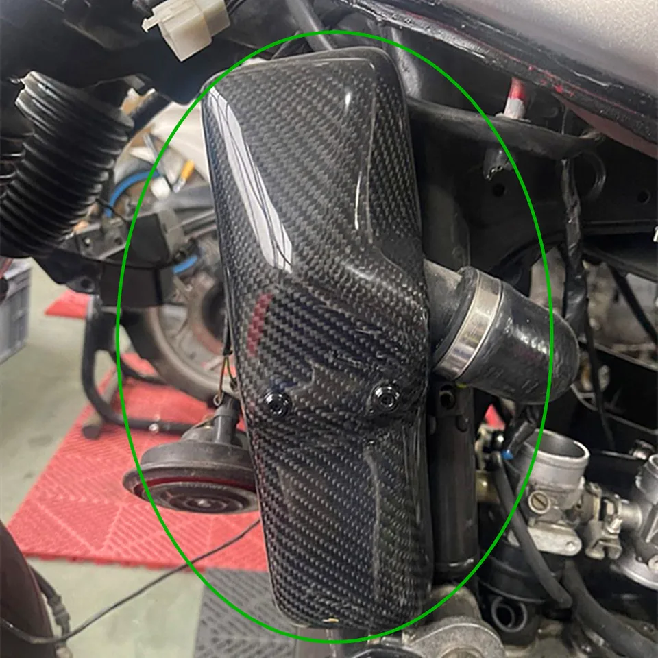Uhlíkové vlákno pre BMW K100 K75 2ks motocyklové kaviareň Racer Water Cooker Covery Side