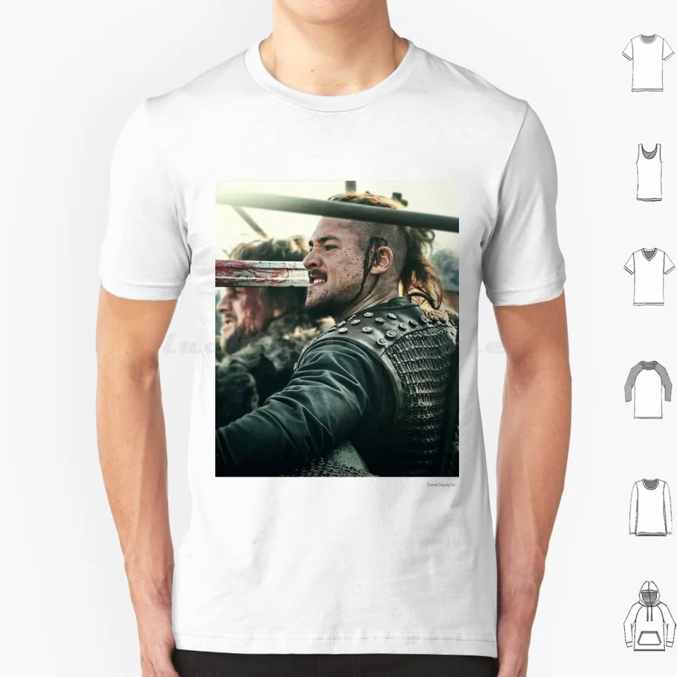 UhTRED z posledného kráľovstva tričko 6xl bavlna Cool Tee Uhtreed Posledným kráľovstvom Viking Vikings Sasko Sword Sword tlk tlk