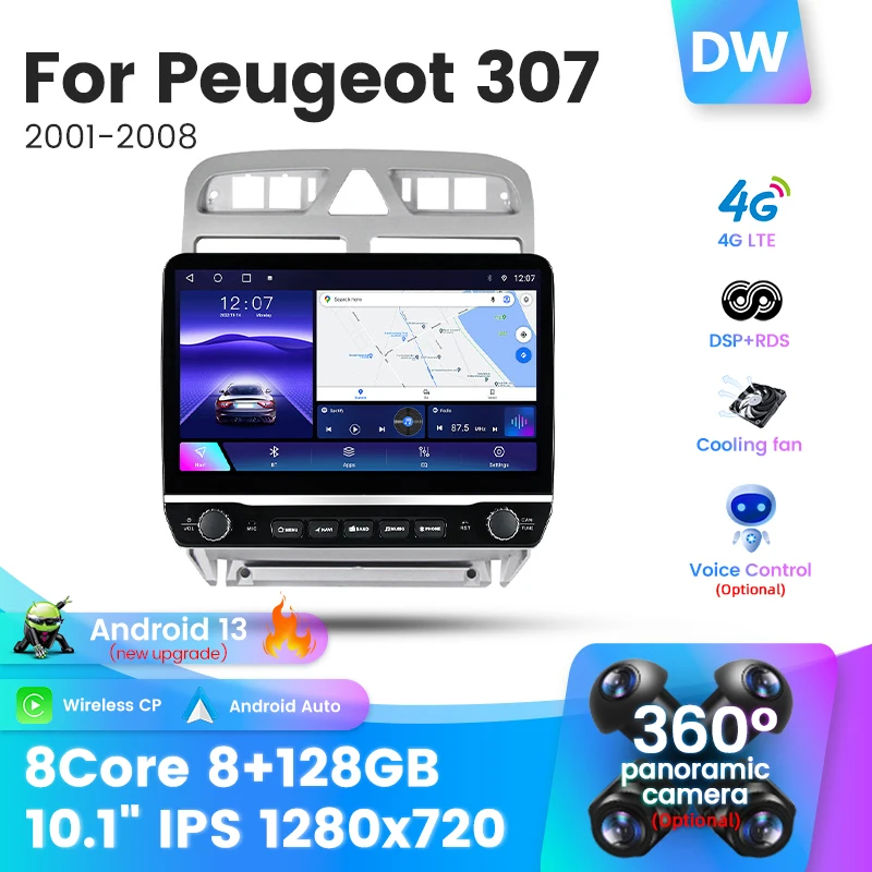 UIS7862 2 DIN Android 13 10.1 