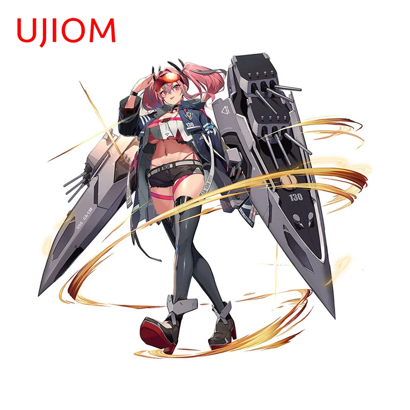 Ujiom 13cm x 11,9 cm USS San Diego Anime Stutrep Sticker Creativite toaletné nálepky spálňa herňa Osobnosť