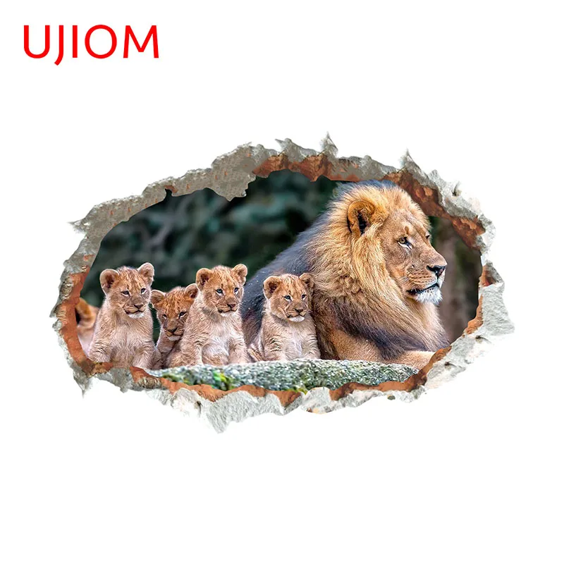 Ujiom 13cm x 8,5 cm 3d levové slzy steny nálepky osobnosť Zábavná detská izba