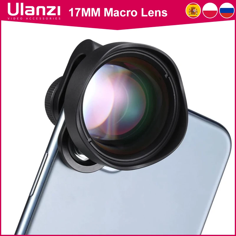 Ulanzi 75 mm 10x makro šošovky telefónu s fotoaparátom Optické sklo Universal pre iPhone 15 14 13 12 Android Samsung Huawei Xiaomi