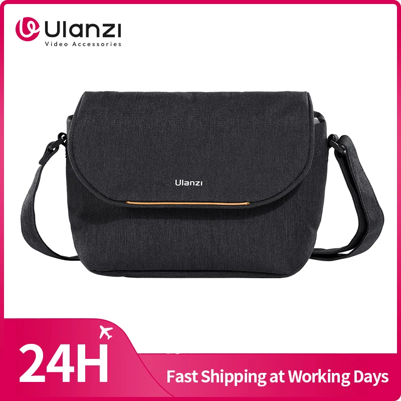 Ulanzi F02 Sling Bag Cross-Body Bag Prenosná cestovná taška pre zrkadlové fotoaparát vyplňte ľahký mikrofónový smartfón