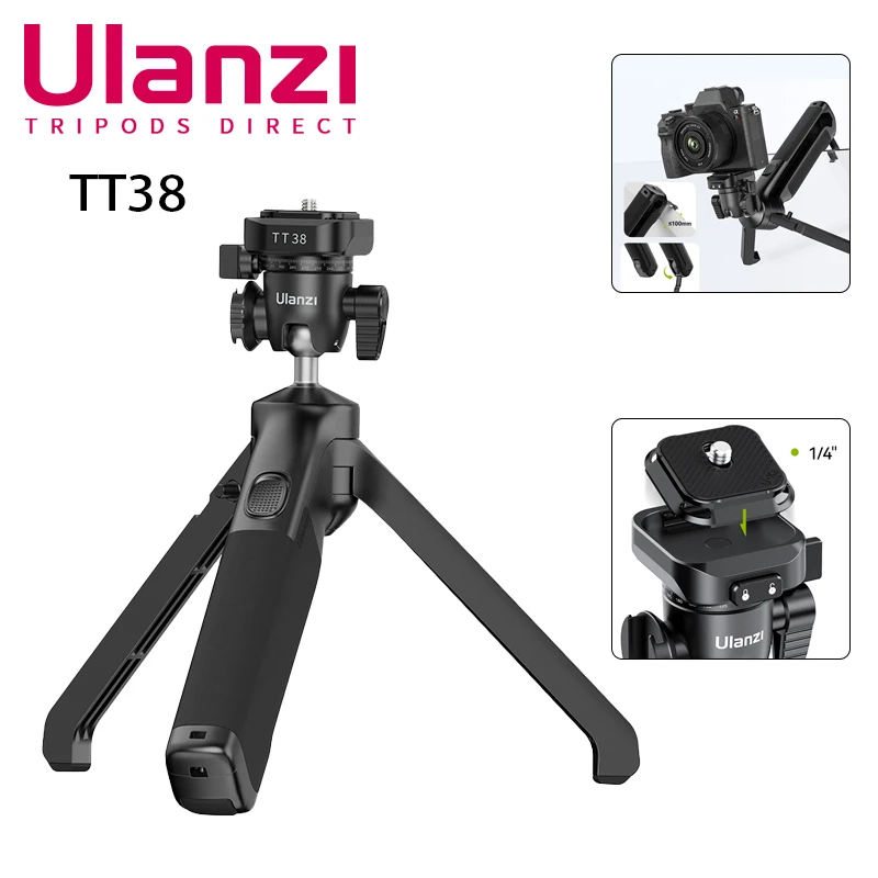 Ulanzi TT38 TRODOP pre statív pre spoločnosť Sony Canon Nikon s držiakom stabilizátora v zavesení rýchleho uvoľňovania.