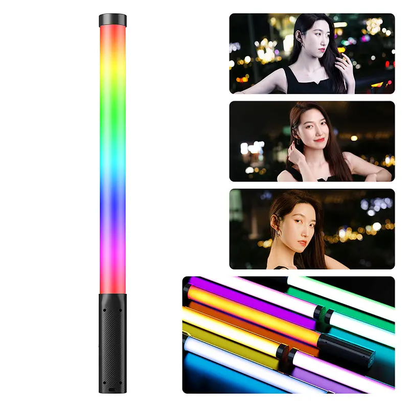 Ulanzi vylepšené VL119 10W RGB Light Wand 3300 MAH Ručné palice Svetlo Svetlo pre propagáciu živého vysielania s 1/4 