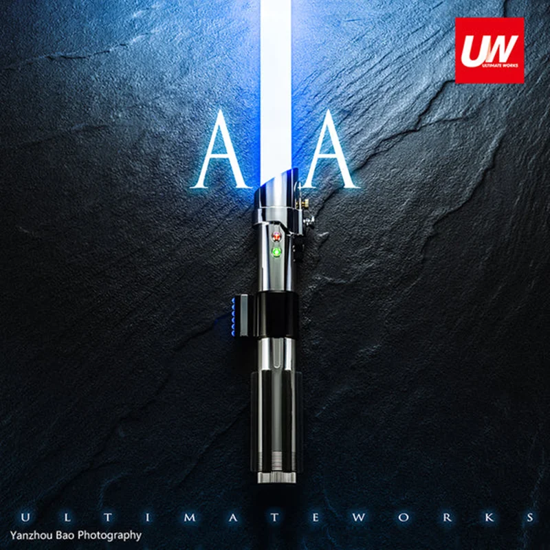 Ultimate Works Anakin EP2 Neopixel Lightsaber Universal Asteria/Proffie2.2 doska Laser Sword Cospla Toy Carry 20 setov fonts