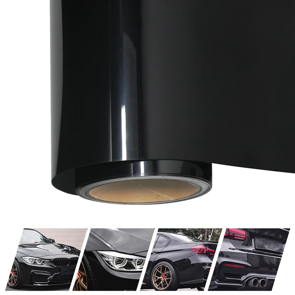 Ultra lesk Pet klavír klavír čierne auto vinyl film nálepka Self Adhesive DIY Vinyl Air Release Brapping Roll Decal Automatické príslušenstvo