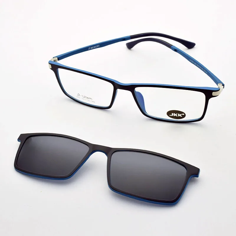 Ultra-svetlo okuliare magnetové klipové slnečné okuliare Myopia Okuliare Polarizované slnečné okuliare Funkčné Ultem UV 400 Glasses JKK042