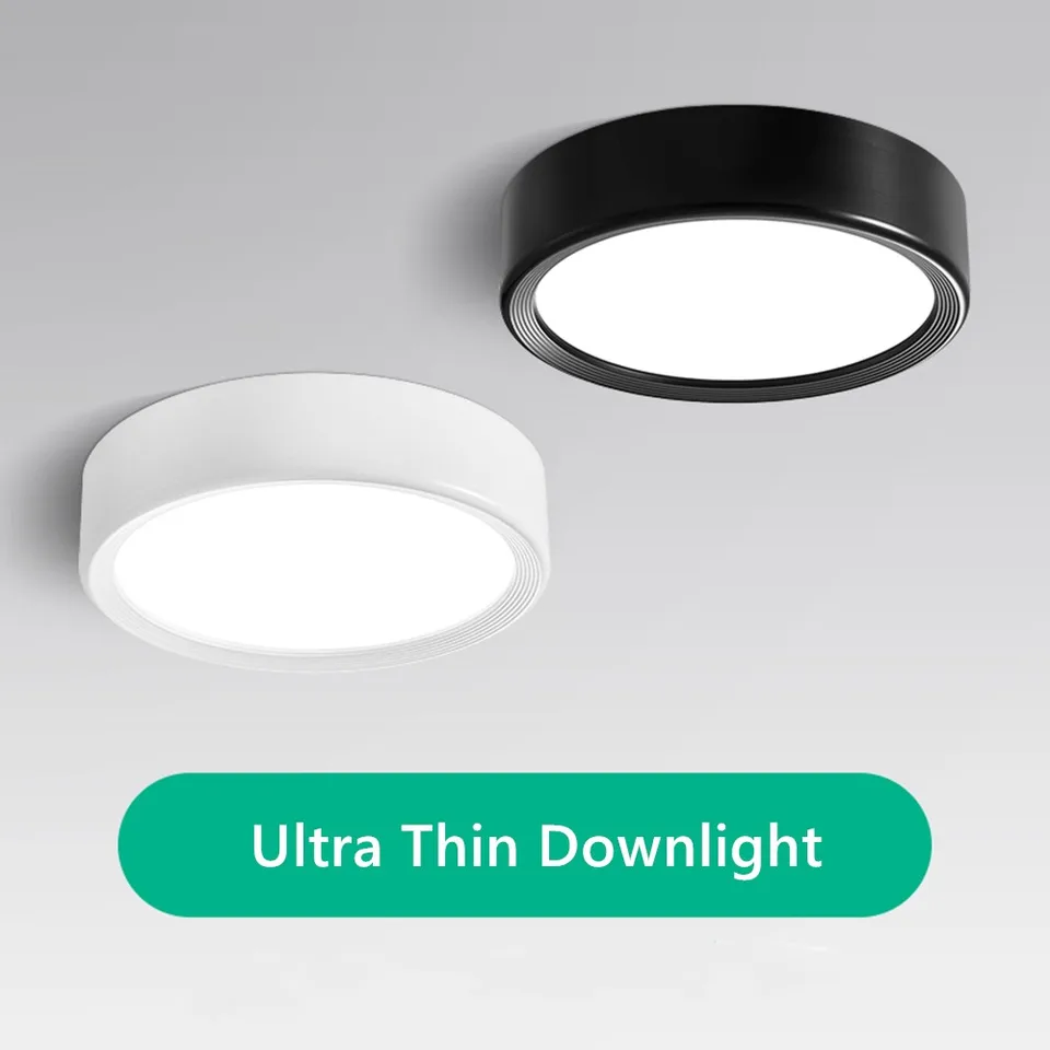 Ultra tenká LED stropná lampa 220V povrchovo namontované LED dolané svetlá 5/10/ 15 W SPORT SVETLOSTER PANEL Svetlo pre obývaciu izbu