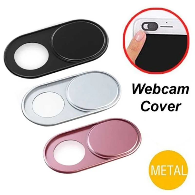 Ultra tenká mini kovová webová kamera kryt Shutter Magnet Slider Slider Camera CoaMer pre webovú kameru MacBook Pro Laptops PC iPhone objektív