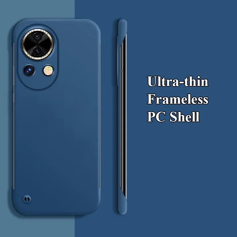 Ultra tenký bezrámový matný puzdro pre PC pre Huawei Nova 13 12 12S 11 10 9 8 SE Lite Pro Ultra Shock odolný voči nárazníkom krytu zadného nárazníka