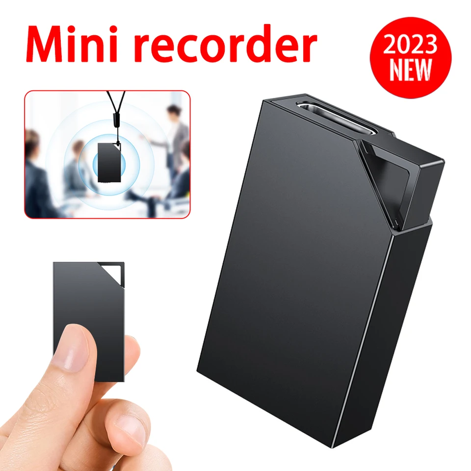 Ultra tenký mini hlasový rekordér ESPIA 8-32 GB Digtal Professional Sound aktivovaný diktafón HD hluk zníži nahrávanie mp3 prehrávač