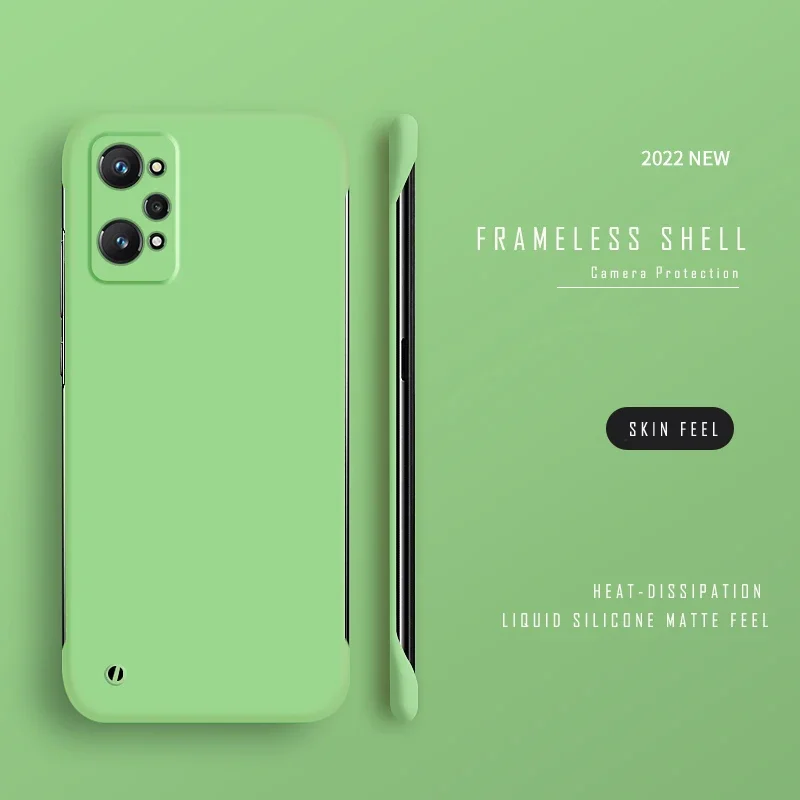 Ultra tenký tenký tvrdý počítač bezrámový puzdro pre Oppo A5 A9 Realme GT Master Explore GT NEO 2 3 2T 3T 10 11 Pro Plus Matte Cover Case