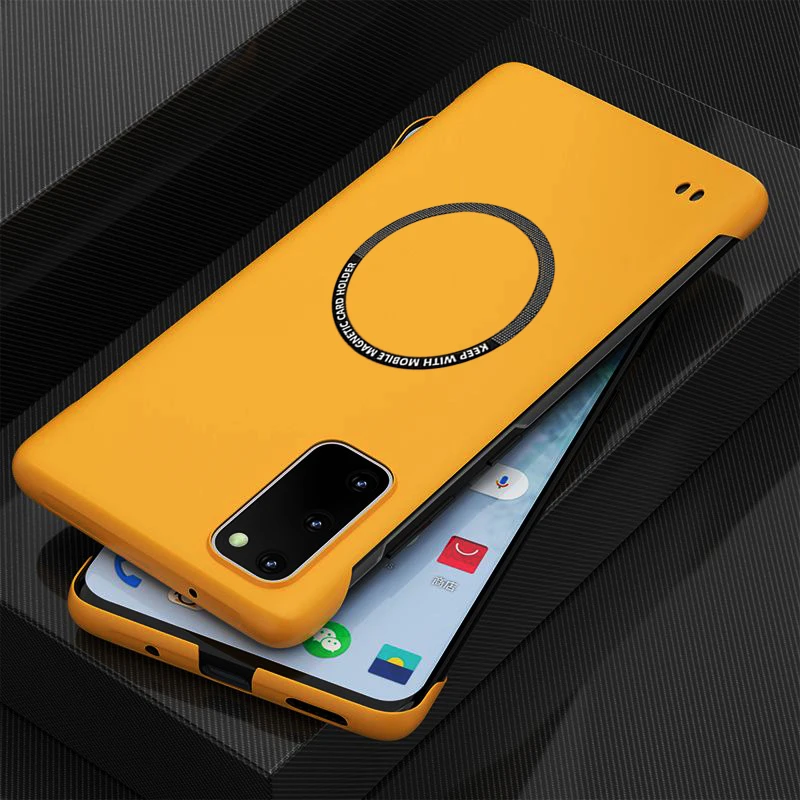 Ultra Thin pre bezrámové huawei P60 P50 P40 P30 Honor 20 50 SE 70 90 PRO Magnetické bezdrôtové nabíjanie Shock odolný voči tvrdému puzdru PC