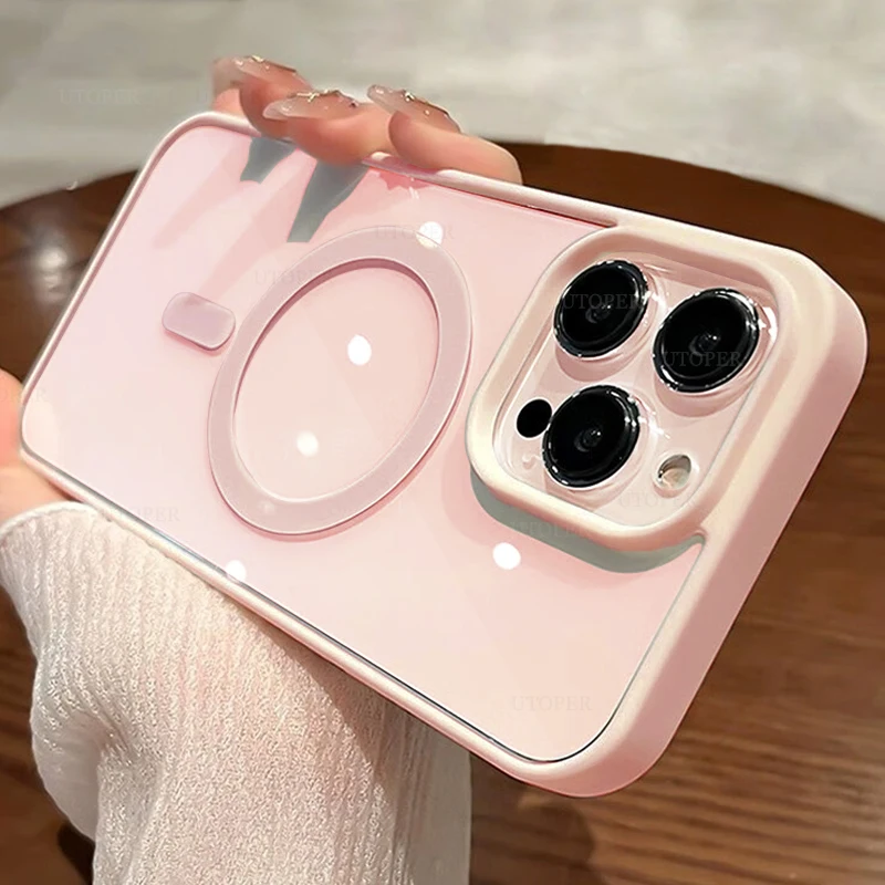Ultra číry akrylové puzdro na šok nepriestrelného telefónu pre iPhone 16 15 14 13 12 11 Pro Max