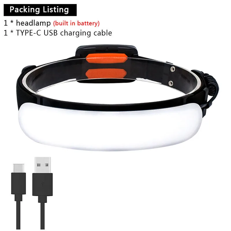 Ultra širokouhlý kolískový svetlomet 31ks prenosný svetlomet so vstavanou 5 000 mAh batériu USB