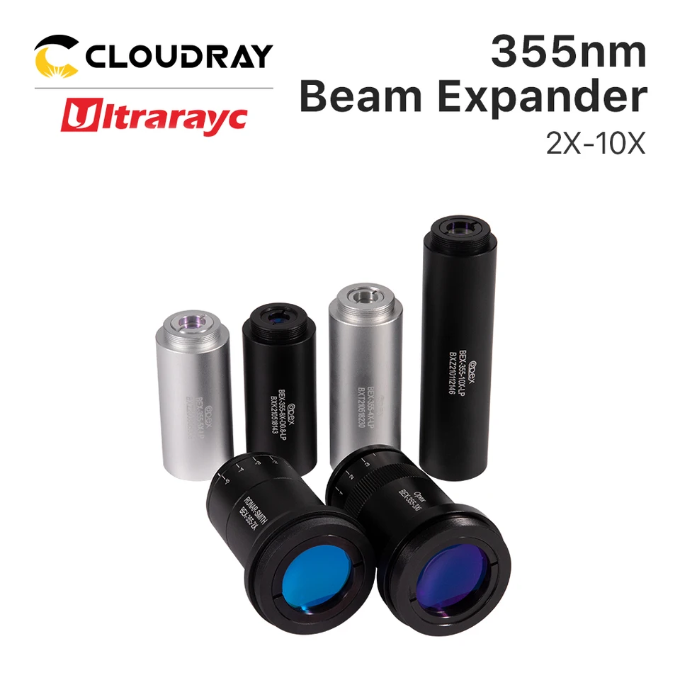 Ultrarayc 355nm UV Quartz laserový expandér 2x 3xi 4x-lp 5x-lp 8x-lp 10x-lp vlákna M22x0.75 a M30X1 Optika pre laserové označenie