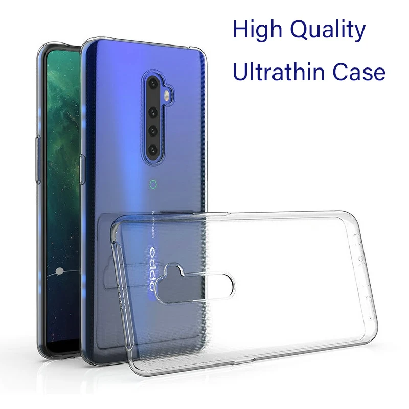 Ultrathin Back Cover Case pre Oppo Reno Ace Z 2Z 2F 5G Soft TPU Clear Phone Byting Reno2 2 F Pro 10x 10 ACE2 Eva Funda Coque