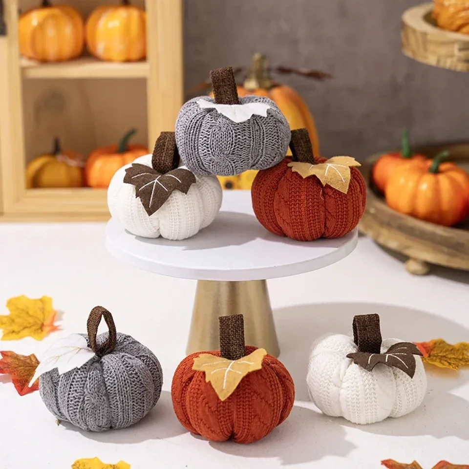 Umelé tekvica Halloween dekorácia mini falošné simulované tekvica jesenná zber zberu večierok vďakyvzdania dekorácie rekvizity nové