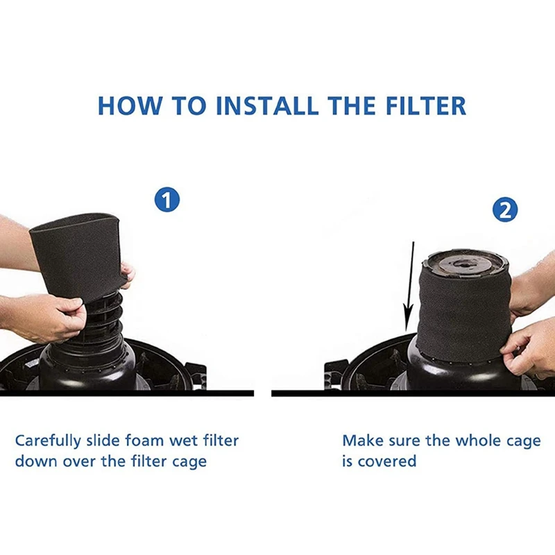 Umývateľný a opakovane použiteľný penový filter vhodný pre vysávače v obchode-VAC, Genie a Vacmaster 90585 9058500