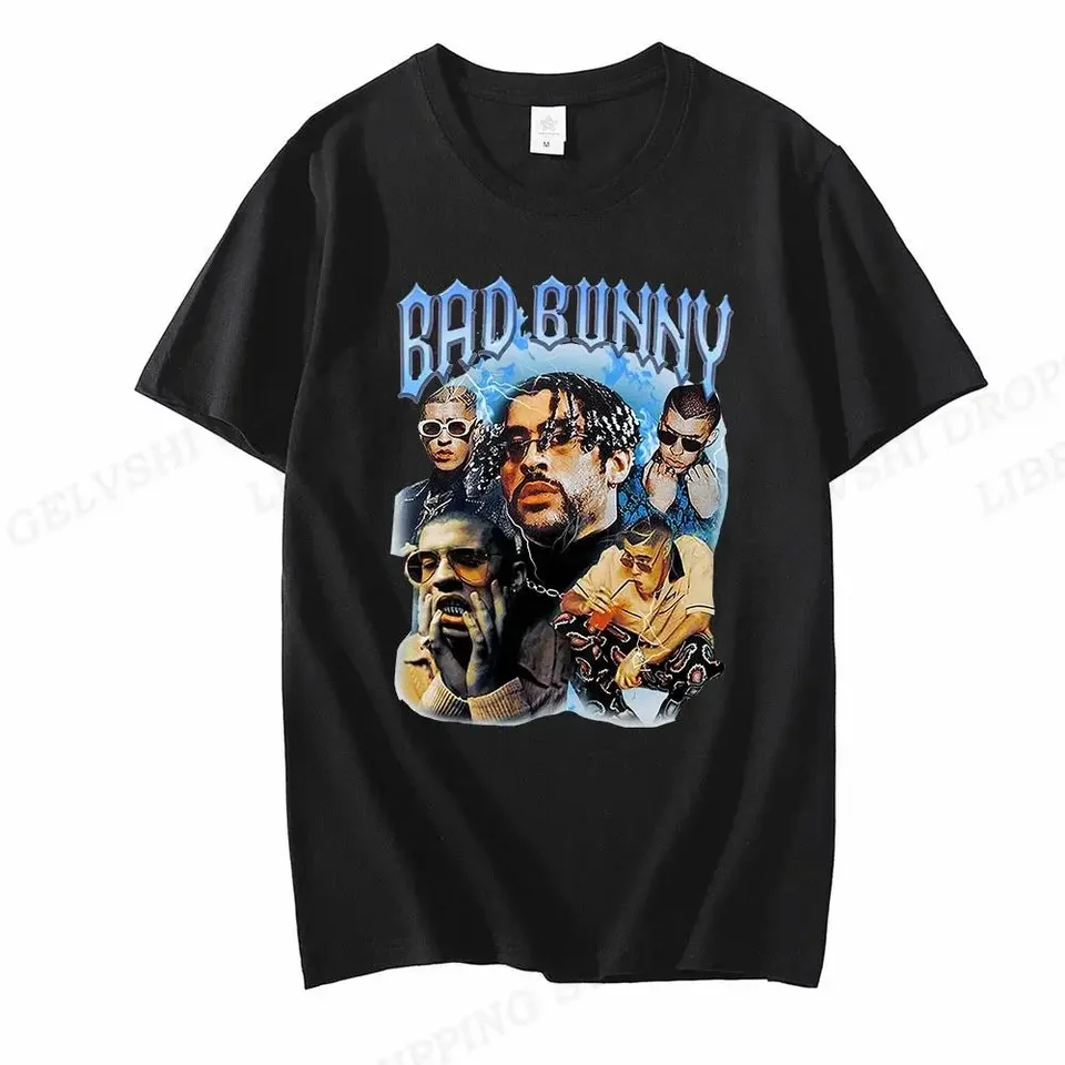 Un Verano Sin Ti Bad Bunny T tričko Men Dámske módne hip hop hudobné albumy krátke rukávy plus veľkosť tričko unisex