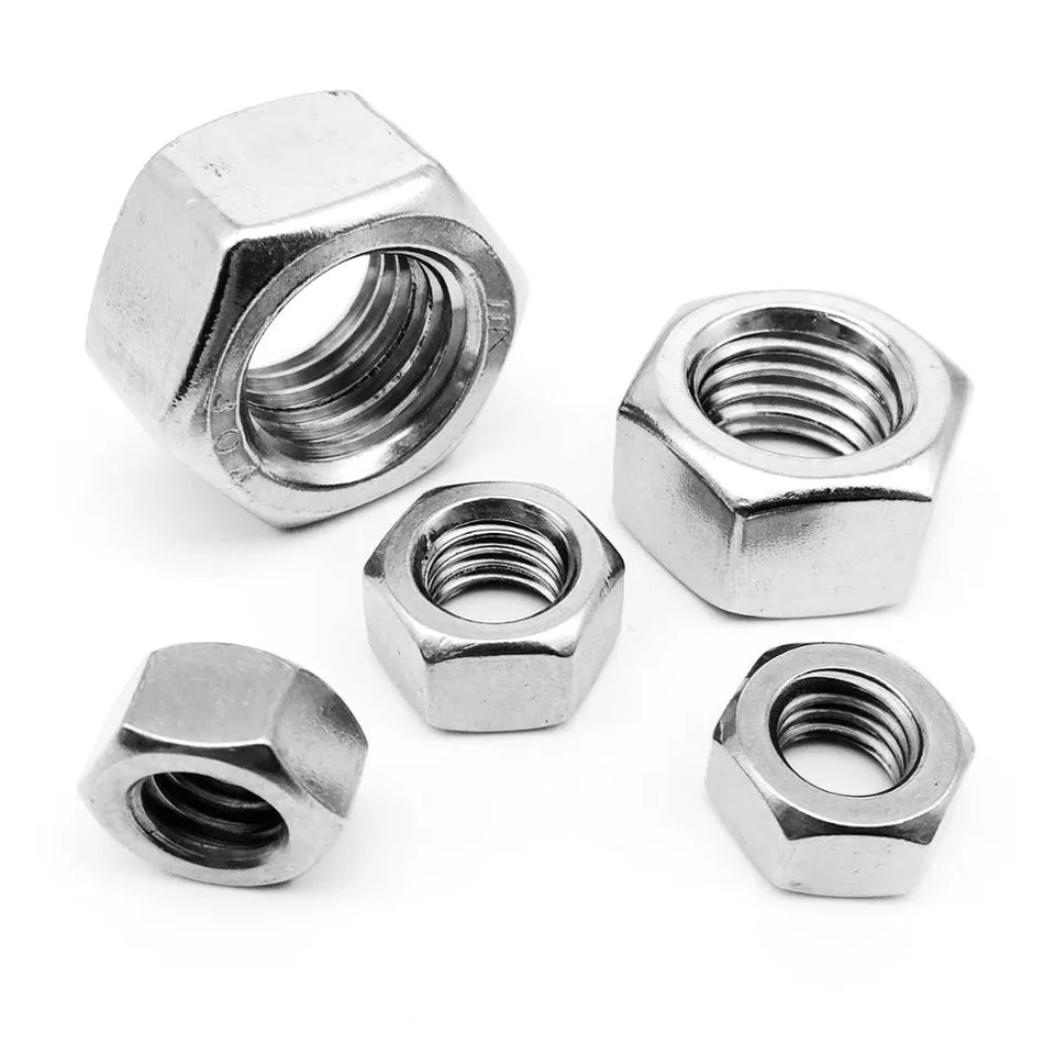 UNC 2#-56 3#-48 4#-40 5#-40 6#-32 8#-32 10#-24 UNF 0#-80 10#-32 304 Nerezová oceľ US COARSE FINNE NAI HEX HEX HEXAGON HEXAGON NUT