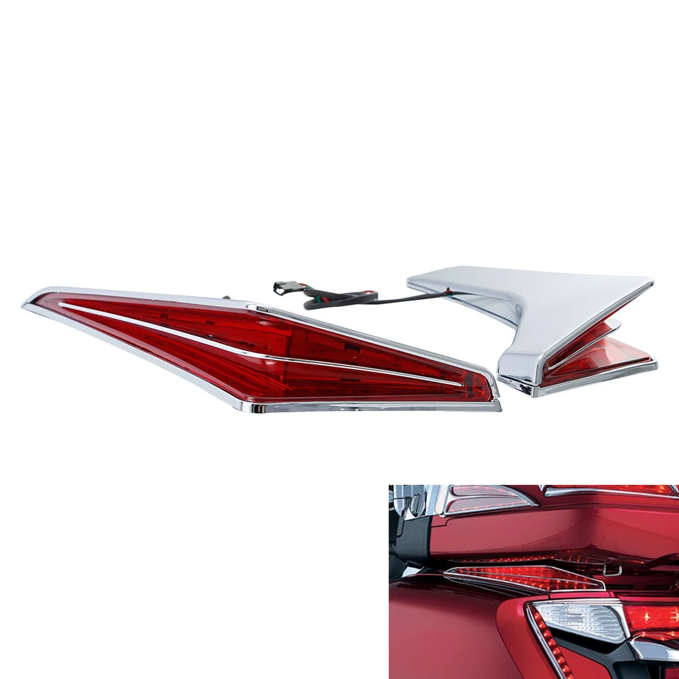 Under Tour Trunk Run/Turn LED svetlá pre Honda Gold Wing GL1800 2012 2013 2014 2015 2016 2017 Motocykel