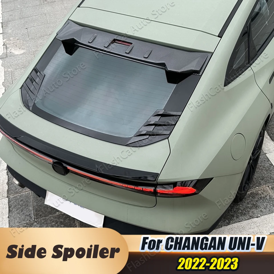 UNI-V Zadné okenné spojlery pre Changan Uni V 2022 2023 Splitter TRIM TRIBER MRSKVER OKNO