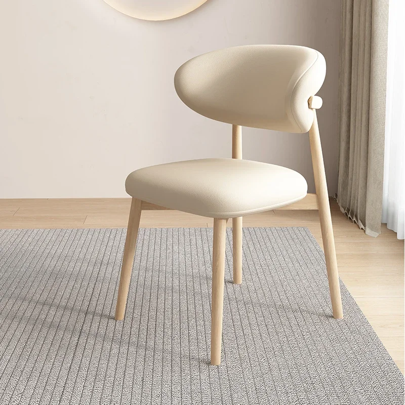 Unikátna nordická jedálenská stolička Kuchynská kuchyňa Čalúnená luxusná salóniková stoličky Moderné ergonomické ležadlá Salle Manger Spál