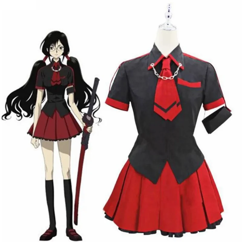 Unisex anime cos krv C Kisharagi Saya Cosplay kostýmy Halloween vianočné večierky Uniformy súpravy XB6436
