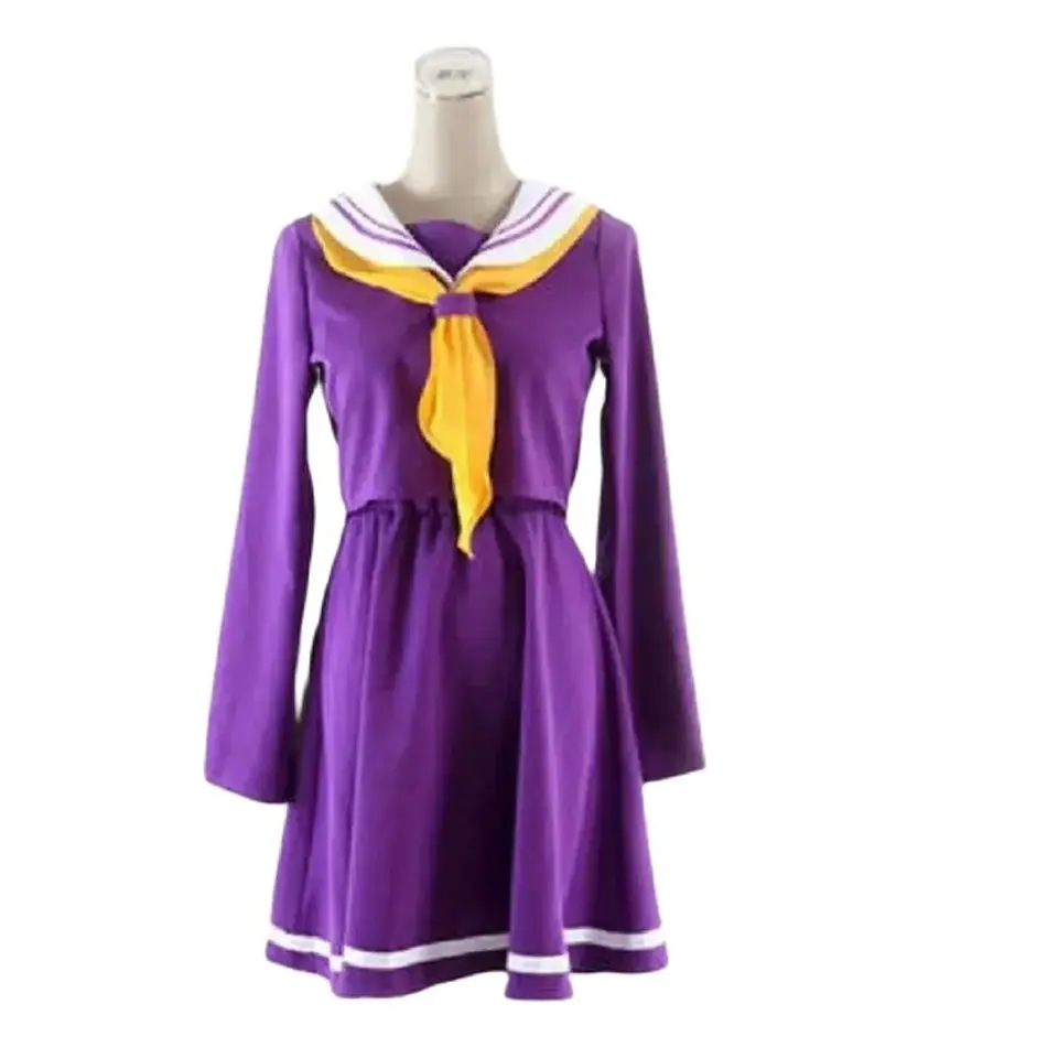 Unisex anime cos shiro cosplay kostýmy oblečenie Halloween vianočná uniforma vlastná veľkosť