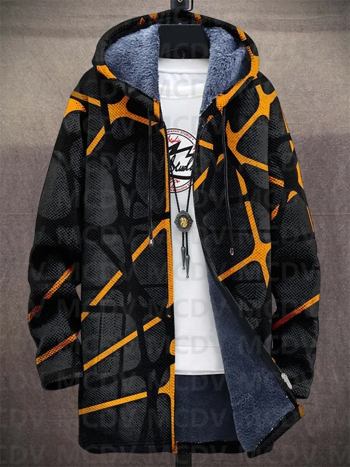 Unisex Art Simple s dlhým rukávom svetrový kabát Mardigan fleece kabáty s hrúbkou teplou bundou
