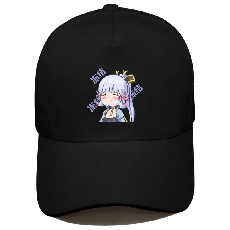 Unisex baseball klobúk anime genshin dopad cosplay vrcholil SAP Cap Sun Hat Darček #16