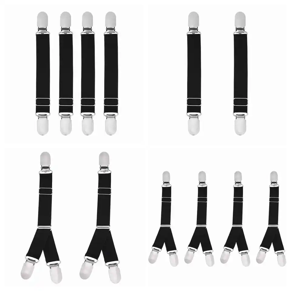 Unisex elastická kapela podväzok opasok košeľa zostane držiak ponožky Spojovač podväzok kačica-ústy klipy sexy spodné prádlo doplnky Ženy Men