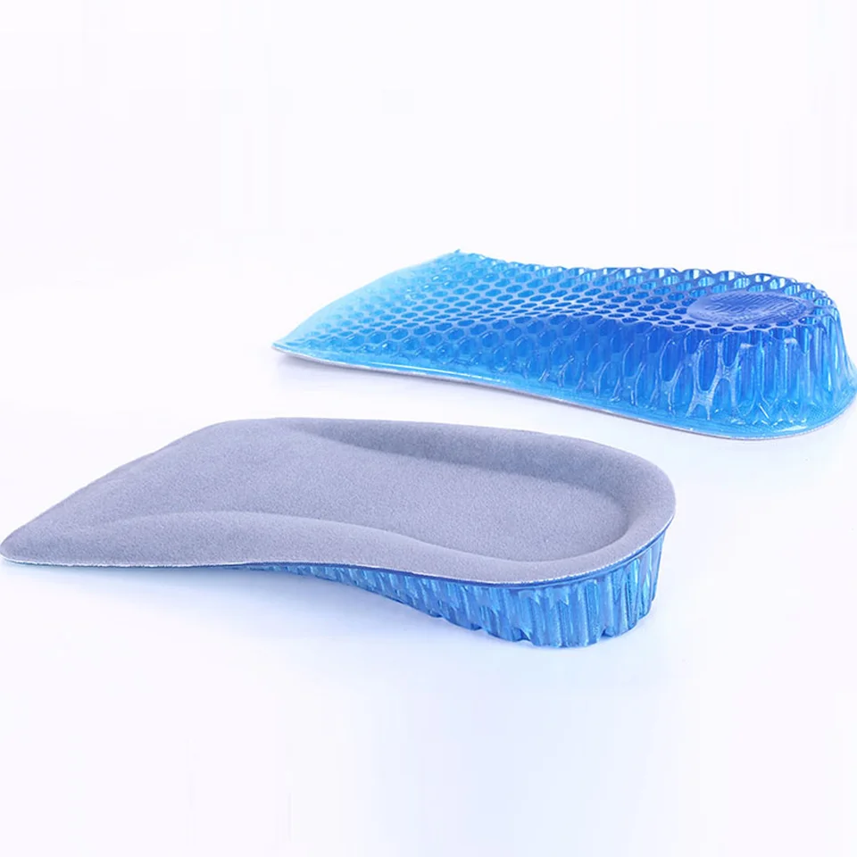 Unisex Honeycomb Gel Gélové výťahy výšky Zvýšenie vložiek vložiek na topánky vložky