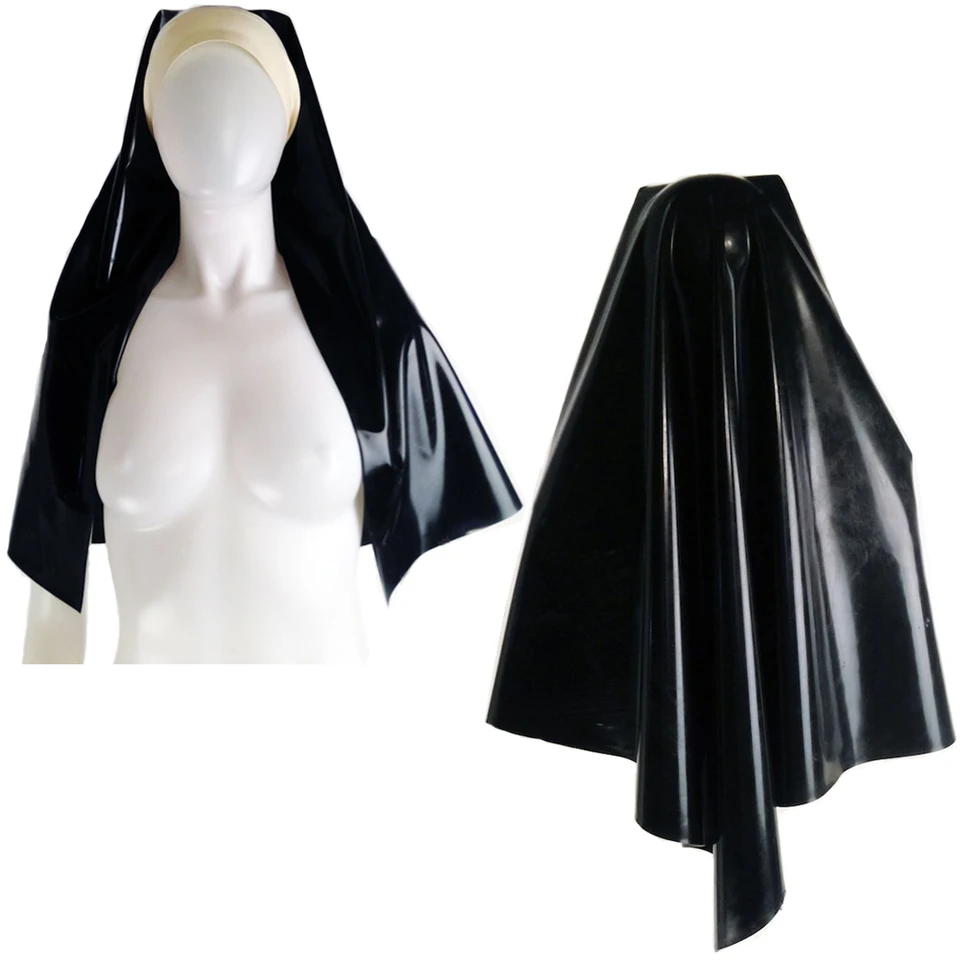 Unisex mníška hlavy pokrývky žien Cosplay kostýmy slúžka rola hra Nun sesterské uniformné príslušenstvo anime party clubwear vrchné vrcholy