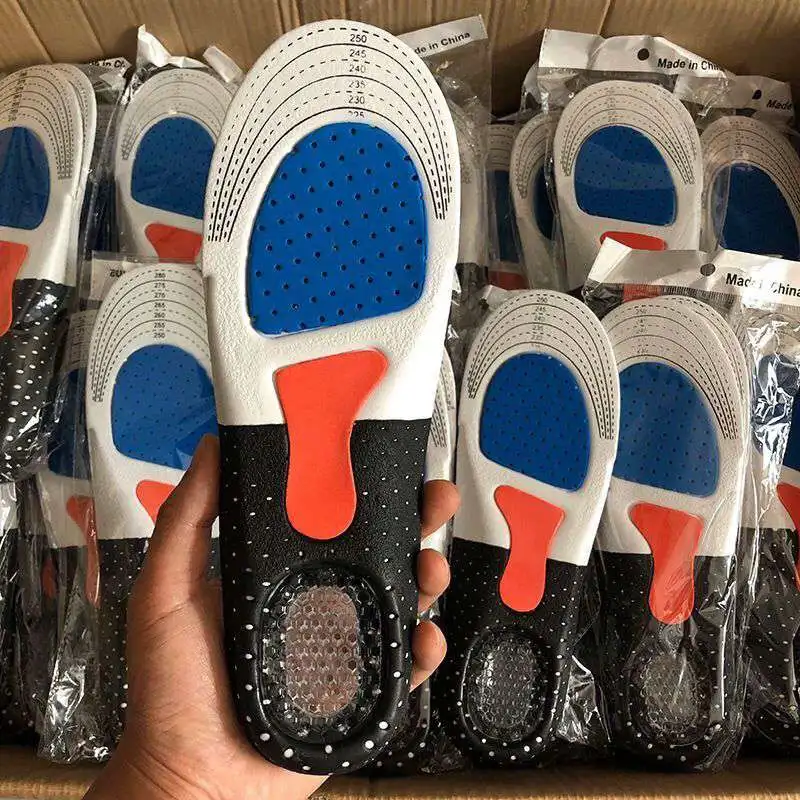 Unisex Silikone Sport Inoly Orthotic Arch Support Sport Suck topánok Podložka Bežné gélové vložky Vložte vankúš na chôdzu, bežecká turistika