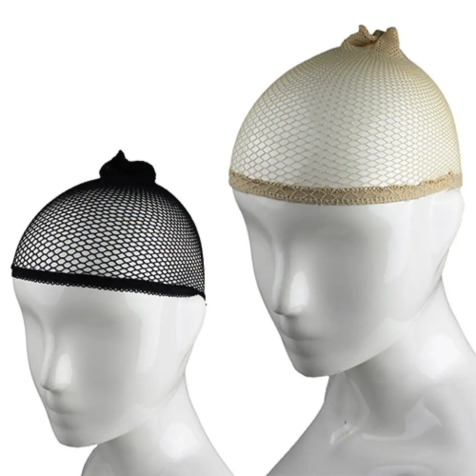 Unisex skladovacie parochňové parochňu čiapka snood nylon napínavá sieťovina Vysoko elastická parochňa vložka krycia čiapka Čistá vlasová príslušenstvo