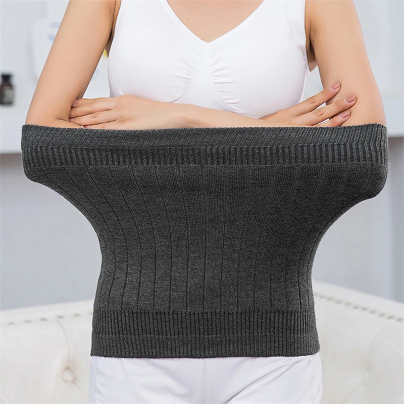 Unisex tepelný pás podpora elastické kašmír