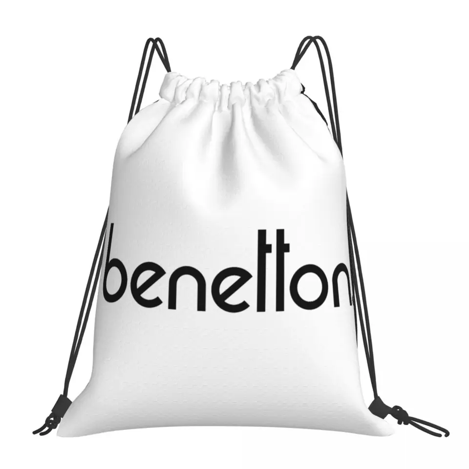 United Colors of Benetton Batohy Príležitostné prenosné prenosné šnúrky vreckové vreckové tašky Book Bags pre muža žena škola