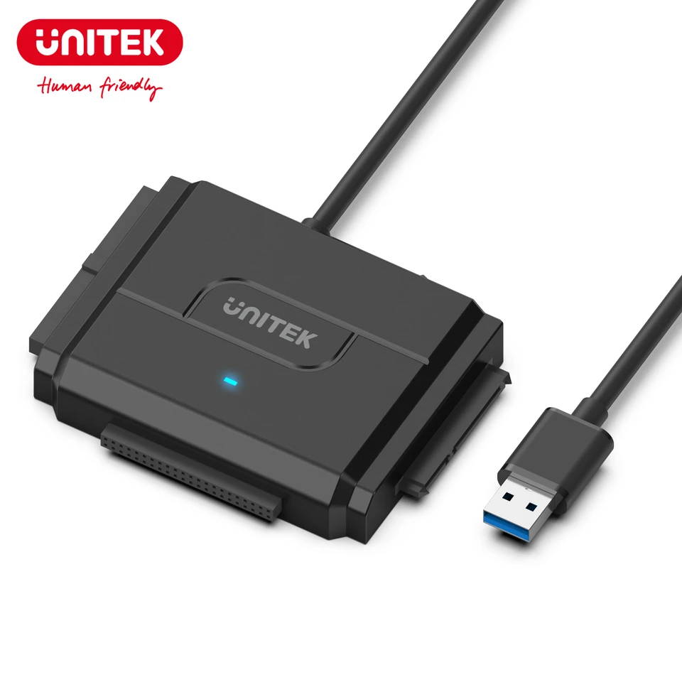 UNITEK USB 3.0 až SATA IDE Adapter Prevodník adaptéra pre univerzálny 2,5 3,5 palca externý disk HDD SSD