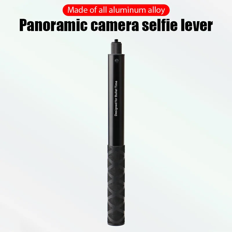 Universal 1,2M Rotuing Gulet Time Hliníková zliatina Selfie Stick držiteľ statív monopod pre Insta 360 One R GoPro Panoramatic Camera