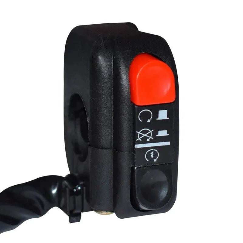 Universal 1pc Motocykel ATV 7/8 ”Runda Runchar Mount SwitchStart Stop Stop Stop Off Off Off Side Side Prepínač vpravo