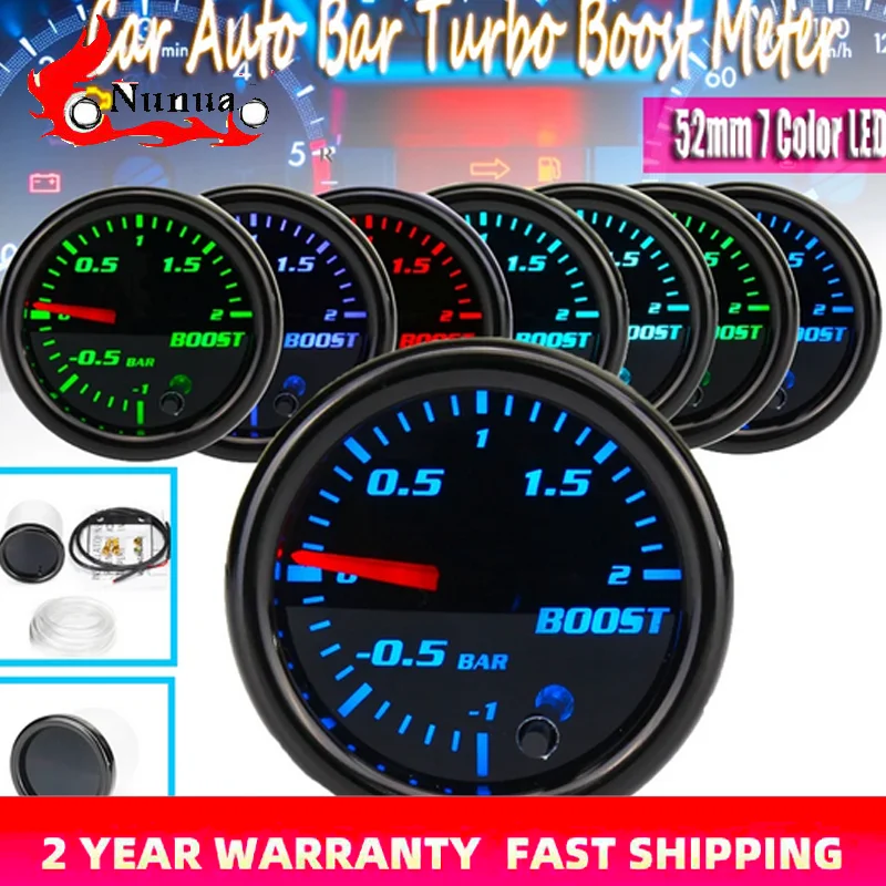 Universal 2 '' 52 mm Car Turbo Boost Gauge Vákuový tlak merač