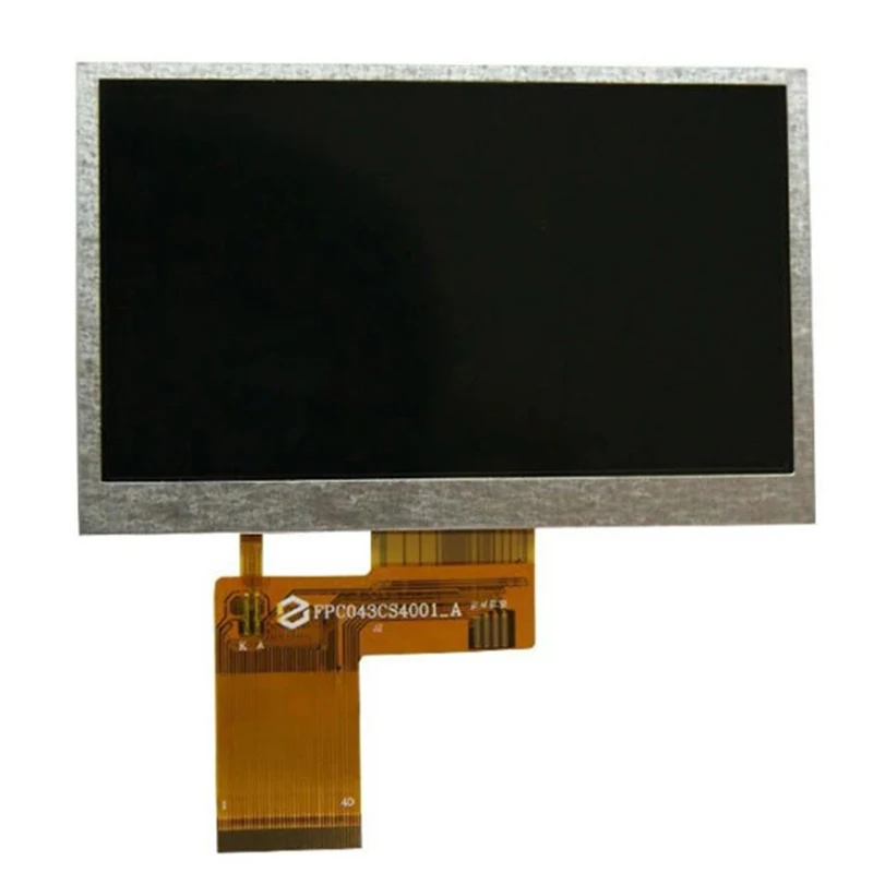 Universal 4,3 palca TFT LCD Displej 40 PINS HD 480*272 Monitor výmeny opravy pre vozidlo automobilu