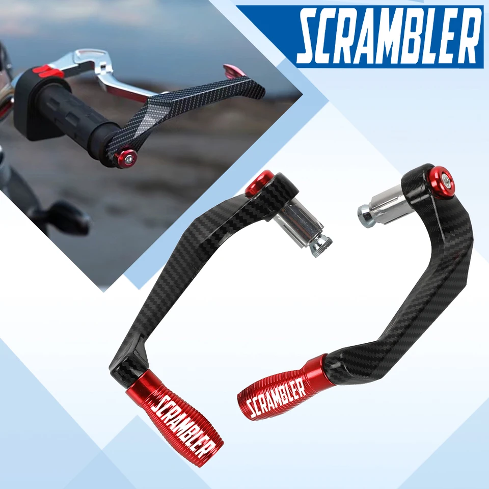 Universal 7/8 'riadidlá rukoväte strážna brzdová páka Brzdenie páky pre chránič Ducati Scrambler 400 Cafe Racer / Sixty2 Scrambler Classic